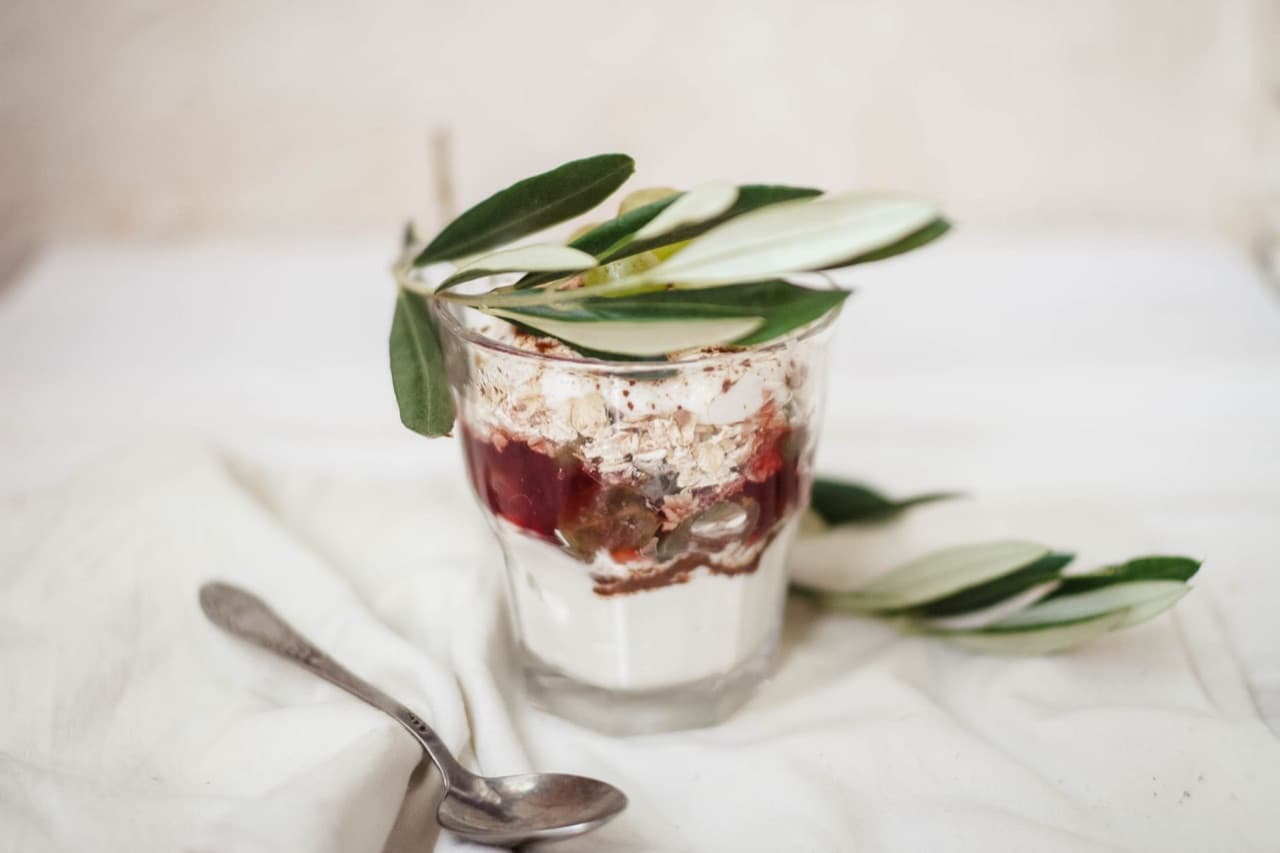 Chia Puding için temsili sunum fotoğrafı