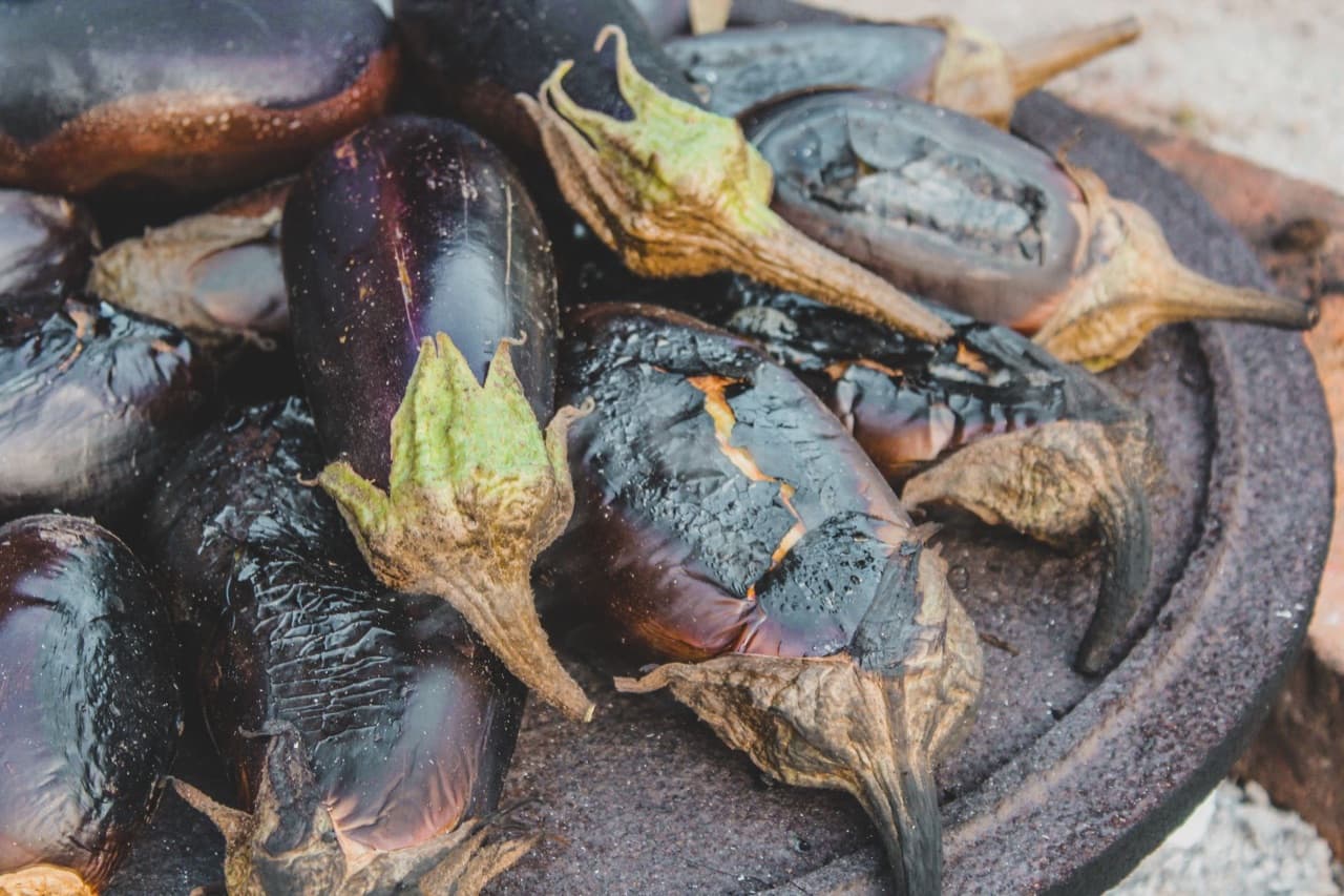 Fırında Patlıcan Musakka için temsili sunum fotoğrafı