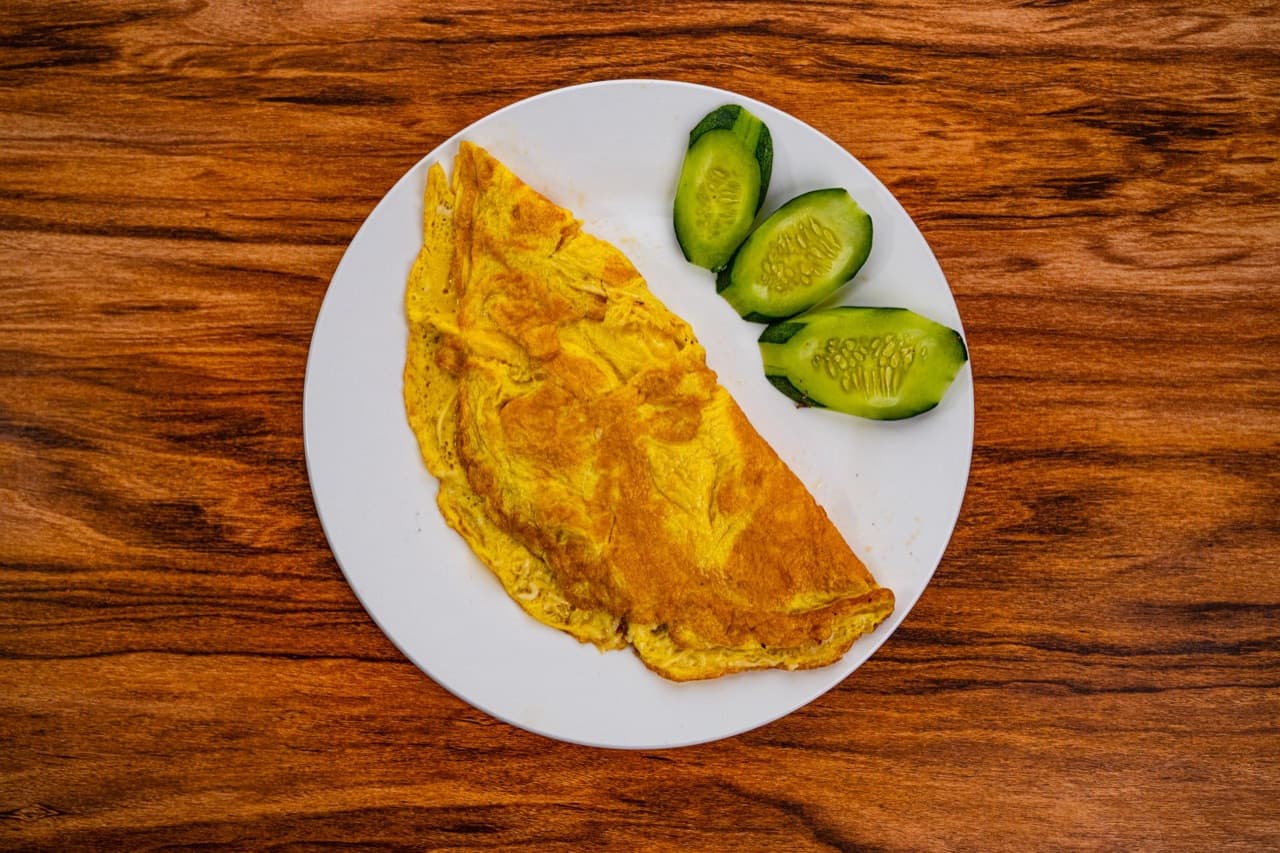 Hellimli Omlet için temsili sunum fotoğrafı