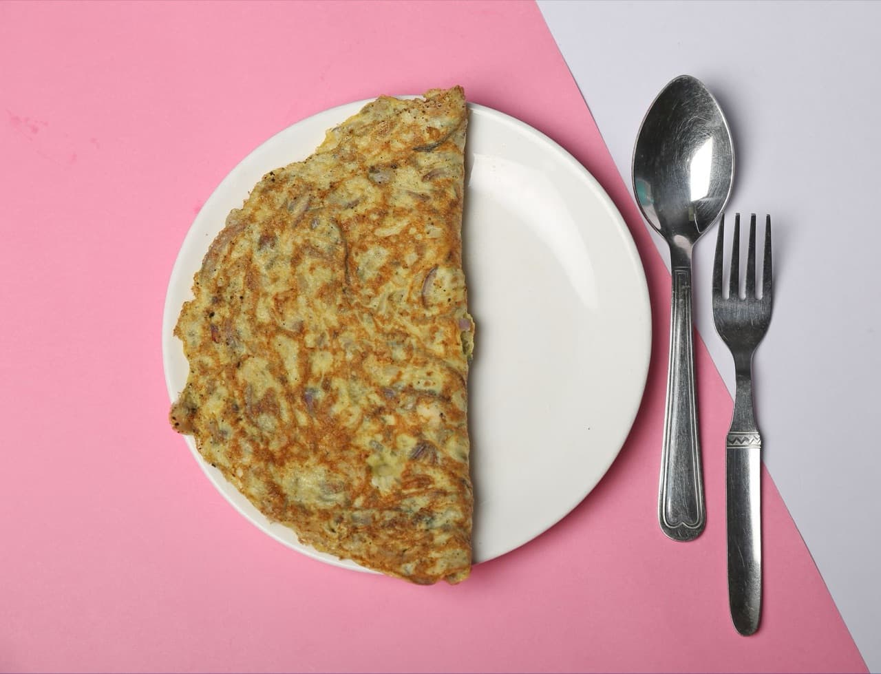 Mantarlı Omlet için temsili sunum fotoğrafı