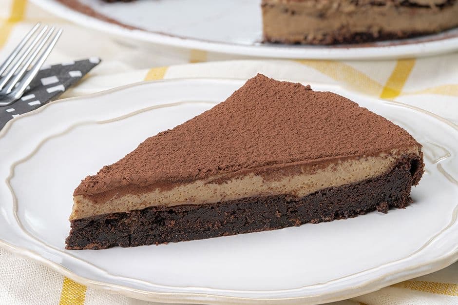 Keto espresso ve çikolatalı cheesecake