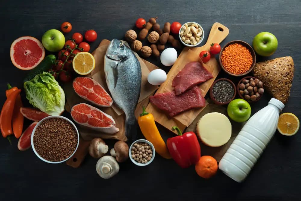 Protein, yağ ve karbonhidrat kaynağı besinler bir arada